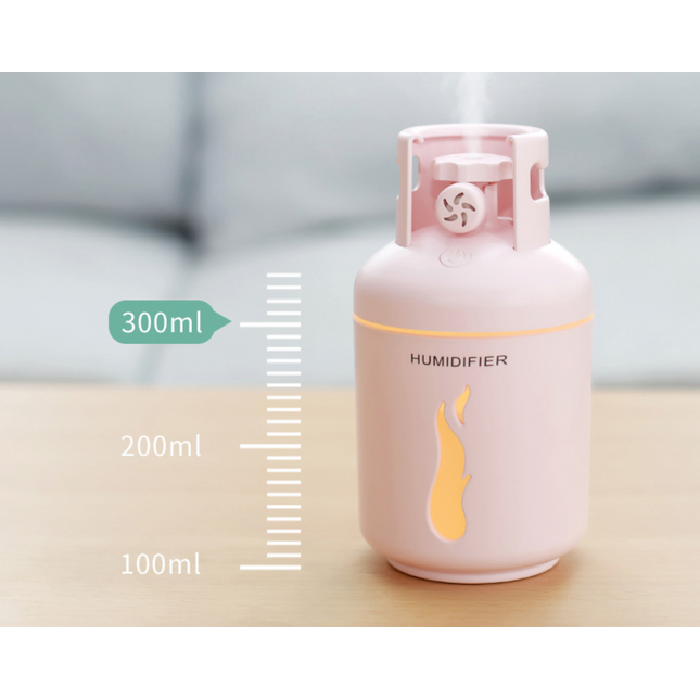 Multifunctional gas tank humidifier