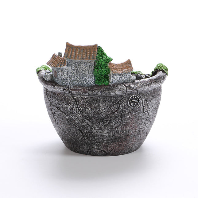 Home Gardening Small Sky Garden Succulent Platter Flower Pot