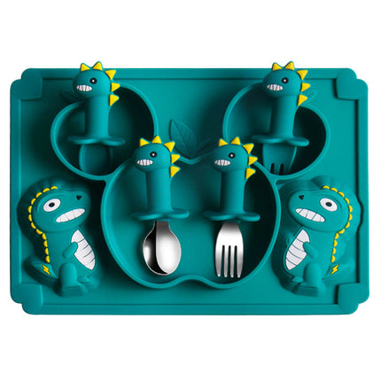 Children's Tableware Baby Suction Cup Silicone Food Supplement Bowl