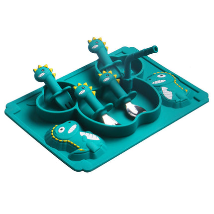 Children's Tableware Baby Suction Cup Silicone Food Supplement Bowl