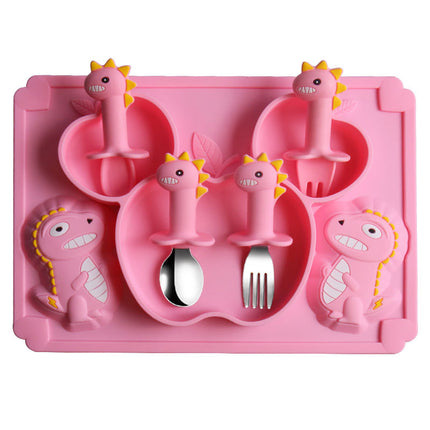 Children's Tableware Baby Suction Cup Silicone Food Supplement Bowl