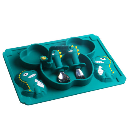 Children's Tableware Baby Suction Cup Silicone Food Supplement Bowl