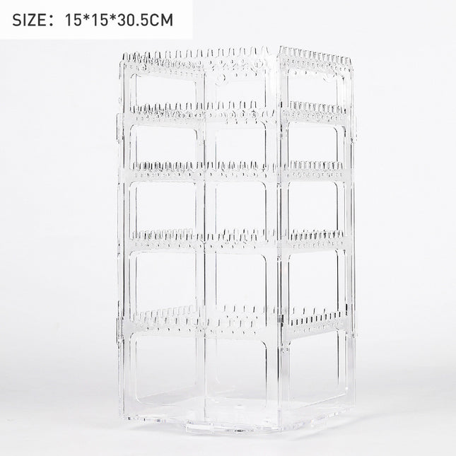 Transparent Earrings, Jewelry Box, Necklace, Hand Jewelry, Household Makeup Storage Rack, Dustproof