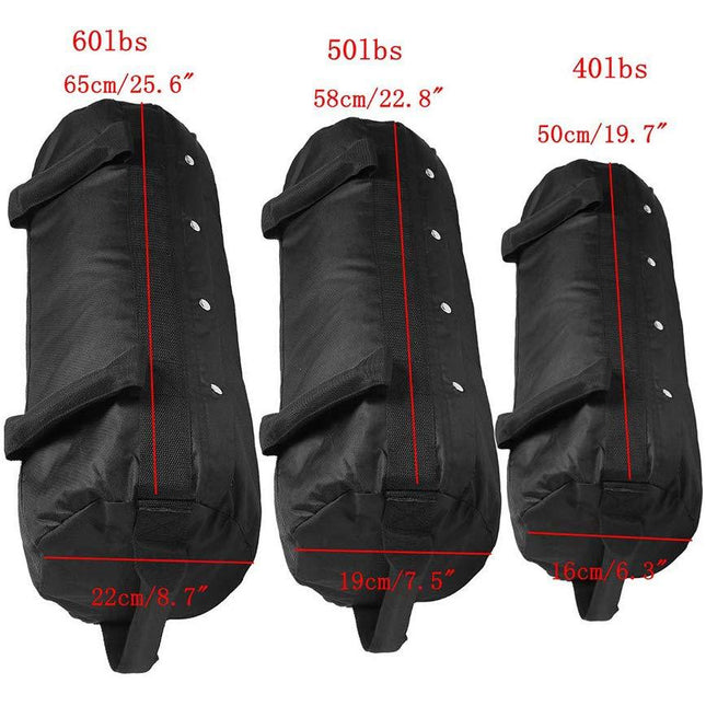 Outdoor fitness weightlifting bag