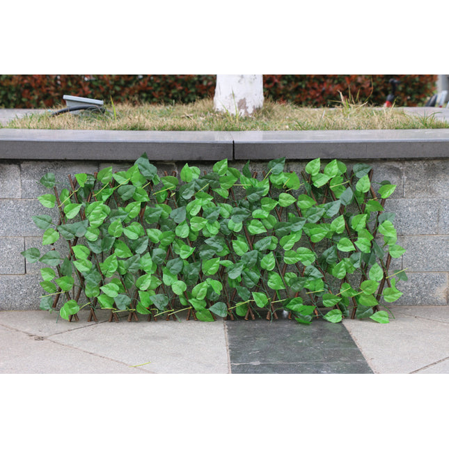 Simulation Fence Garden Outdoor Wooden Fence Plant Garden Fence Fence Fence Decorative Fence Telescopic Wooden Fence