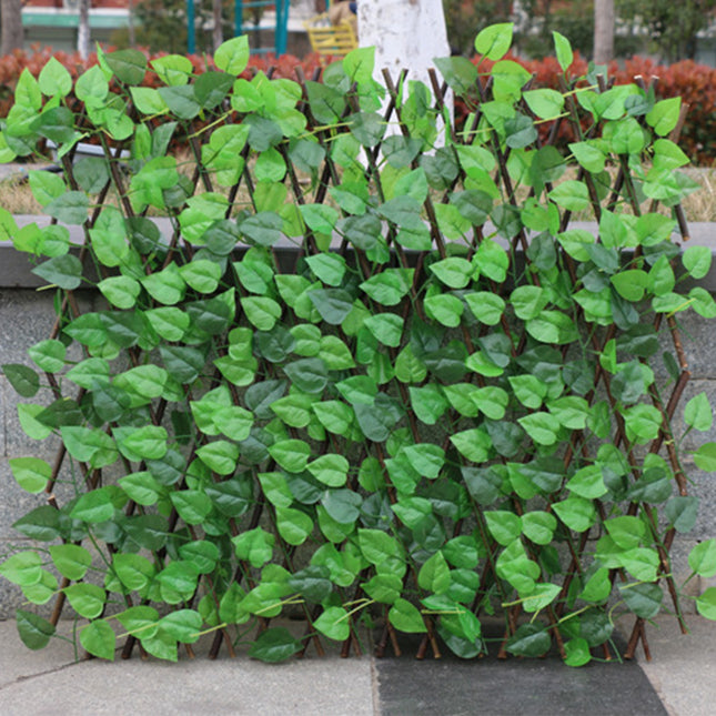 Simulation Fence Garden Outdoor Wooden Fence Plant Garden Fence Fence Fence Decorative Fence Telescopic Wooden Fence