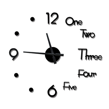3D wall clock