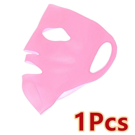 1pcs Silicone Hanging Ear Face Mask Gel Sheet Reusable Women