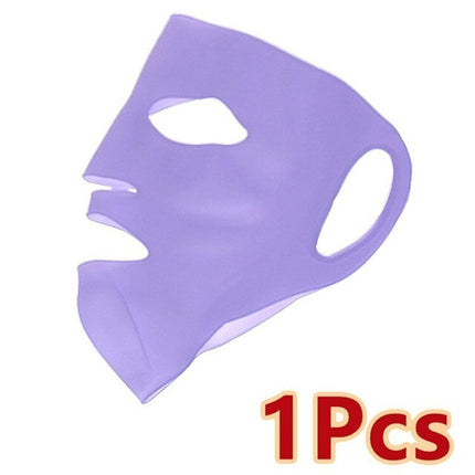 1pcs Silicone Hanging Ear Face Mask Gel Sheet Reusable Women