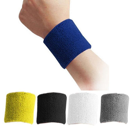 1pc Sport Wristband Cotton Brace Wrap Bandage Gym Strap Running Sports