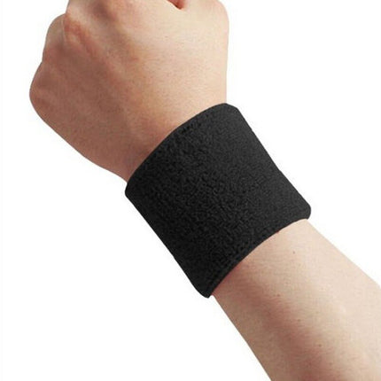 1pc Sport Wristband Cotton Brace Wrap Bandage Gym Strap Running Sports