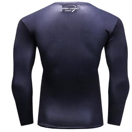 Punisher Men Compression Shirts Bodybuilding Skin Tight Long Sleeves Jerseys Clothings