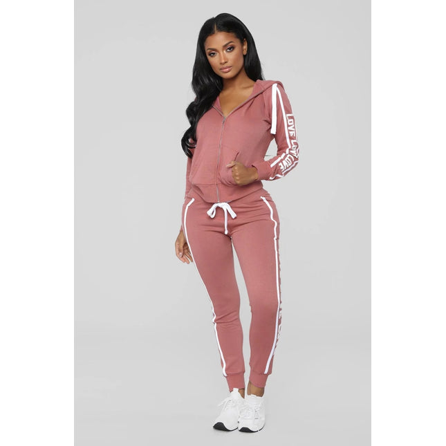 Ladies fitness two-piece suit