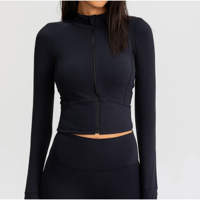 Cardigan running fitness suit