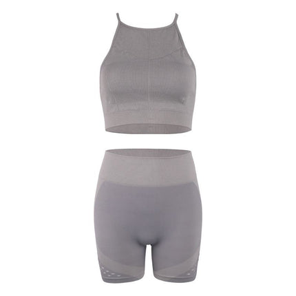 Bra shorts fitness suit