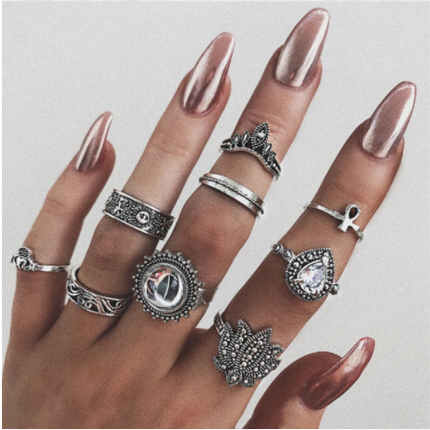 Diamond set ring jewelry