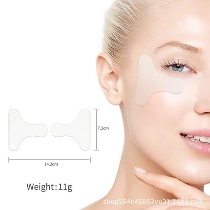 24pcs Reusable Silicone Anti Aging Patch Face Forehead Beauty Sticker