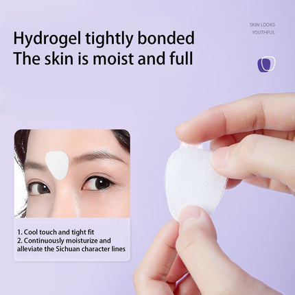 24pcs Reusable Silicone Anti Aging Patch Face Forehead Beauty Sticker