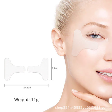 24pcs Reusable Silicone Anti Aging Patch Face Forehead Beauty Sticker