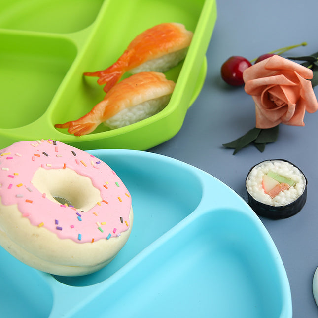 Meal training food supplement plate