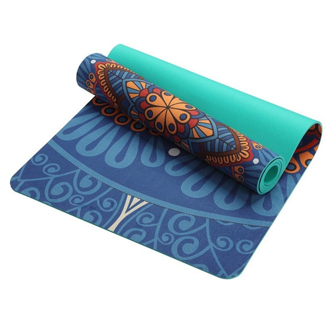 Yoga beginner fitness mat three-piece cushion children yoga equipment non-slip tasteless suede dance mat fancy mat