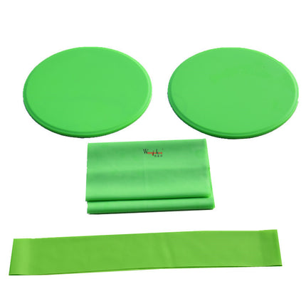 Fitness three-piece sliding disc