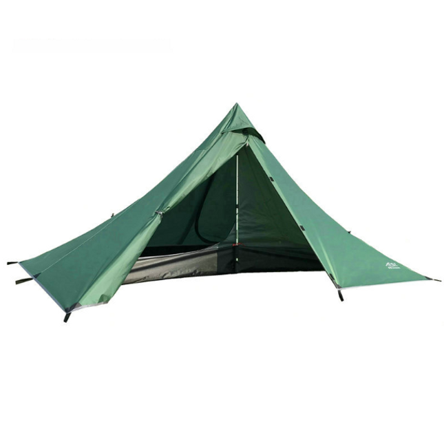 Portable camping pyramid tent single outdoor equipment camping supplies