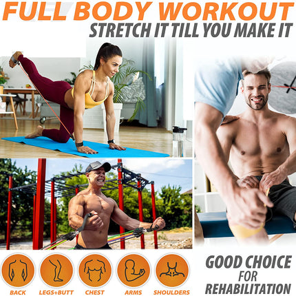 300lb Fitness Booty Resistance Elastic Band Workout For Training Home