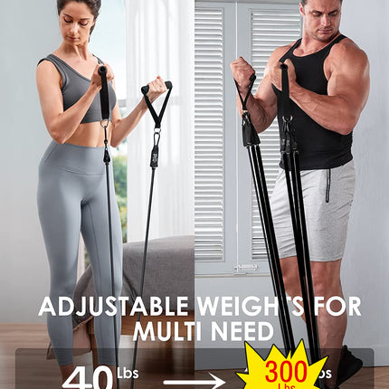 300lb Fitness Booty Resistance Elastic Band Workout For Training Home