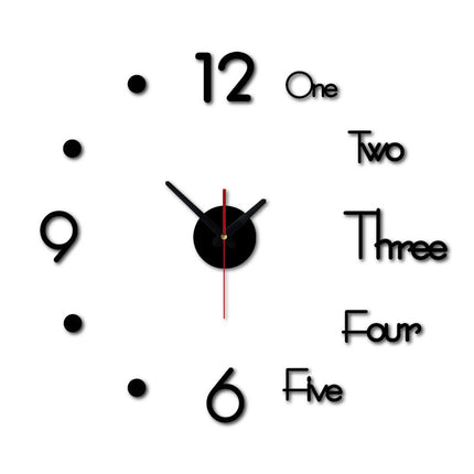 3D wall clock