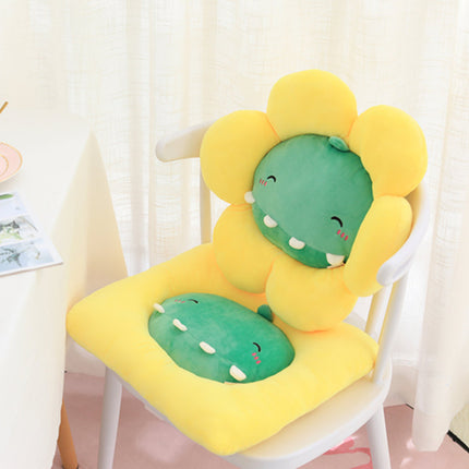 Round flower cushion