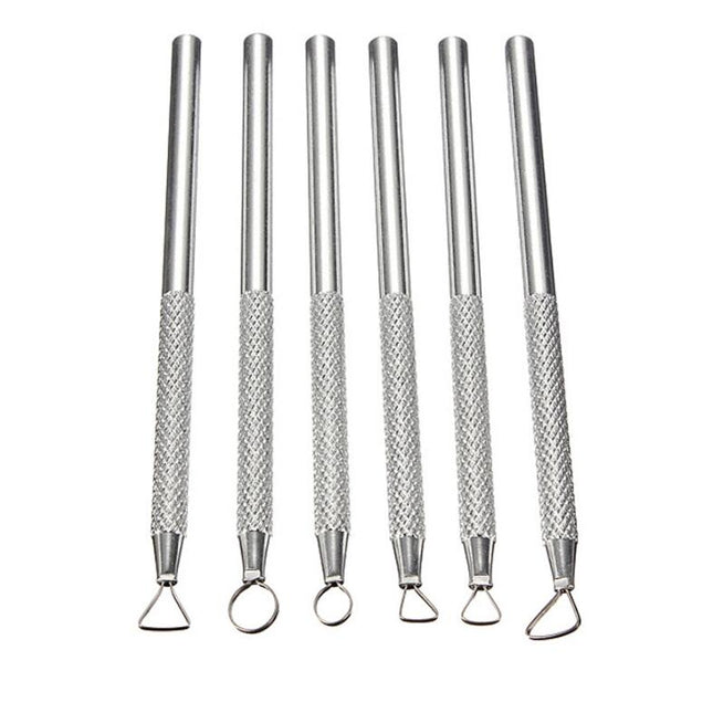 6Pcs Polymer Clay Ceramic Tape Sculpture Tools Clay Sculpture Sculpture Caving Scraper Craft Modeling Tools