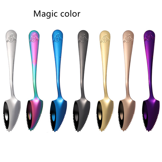Creative Pomelo Spoon Baby Food Supplement Dredging