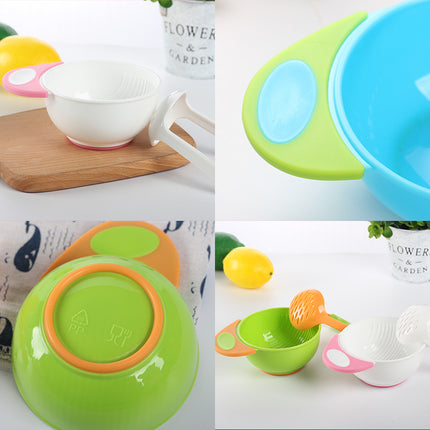 Baby Food Supplement Tool Grinding Bowl Supplementary Scissors Set