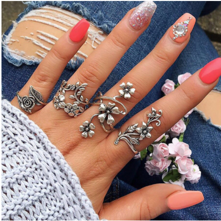 Diamond set ring jewelry