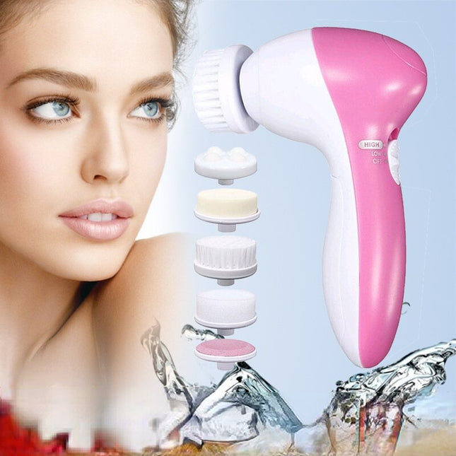 5 In 1 Electric Facial Cleanser Wash Face Cleaning Machine Skin Pore