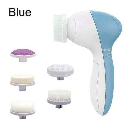 5 In 1face Cleansing Brush Silicone Facial Brush Deep Cleaning Pore