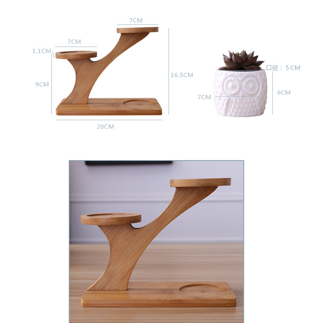 Owl Wooden Tree