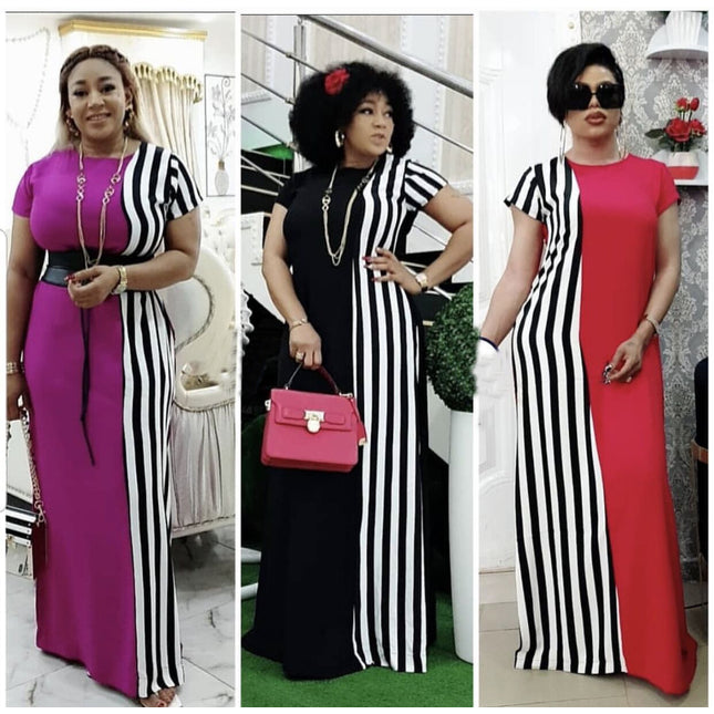 Women Dress Summer Loose Long Ladies Skirt African Clothing