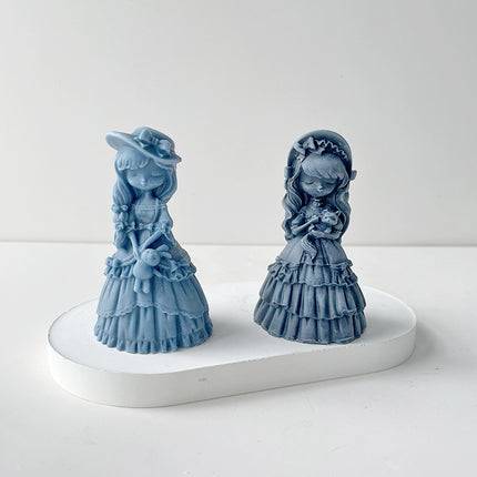 Home Aromatherapy Plaster Doll Ornament Mold