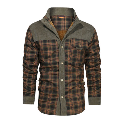 Men Jacket Fleece Thick Army Coat Autumn Winter Jacket Men Brand Clothing