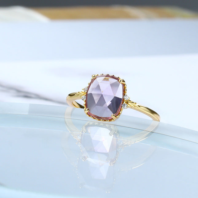 Japanese Light Jewelry Natural Amethyst Hand Jewelry