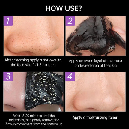 Auquest Blackhead Remover Nose Face Mask Pore Deep Cleansing Shrink