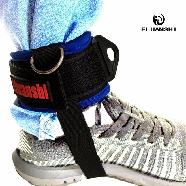 Adjustable D-ring Ankle Straps Gym With Foot Strap Cable Machine
