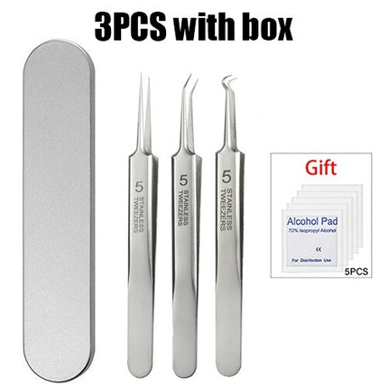 Blackhead Remover Tweezers Professional Ultra-fine No. 5 Acne