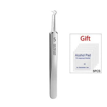 Blackhead Remover Tweezers Professional Ultra-fine No. 5 Acne