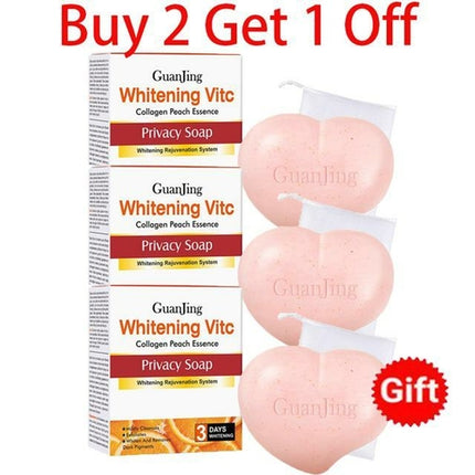 Body Whitening Soap Women Private Bleach Product Rapid Brighten Repair
