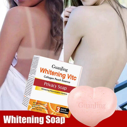 Body Whitening Soap Women Private Bleach Product Rapid Brighten Repair