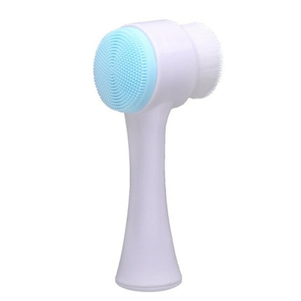 Double-sided Silica Gel Cleansing Brush Soft Fiber Cleansing Brush