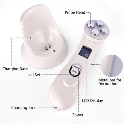 Electroporation LED Photon Facial RF Radio Frequency Skin Rejuvenation